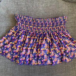 Lucky in Love floral tennis skirt size L